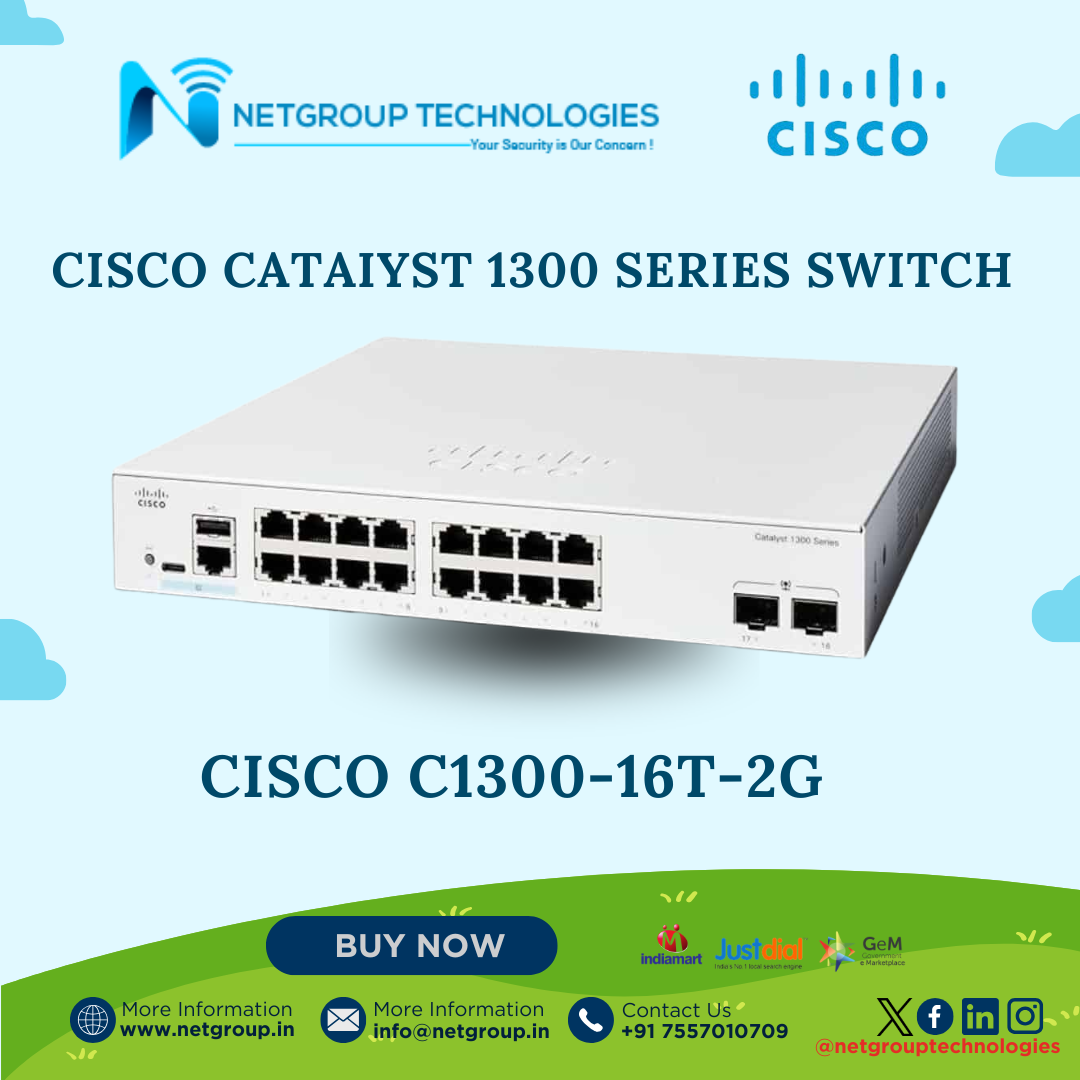 CISCO CATAIYST 1300 SERIES SWITCH - CISCO C1300-16T-2G