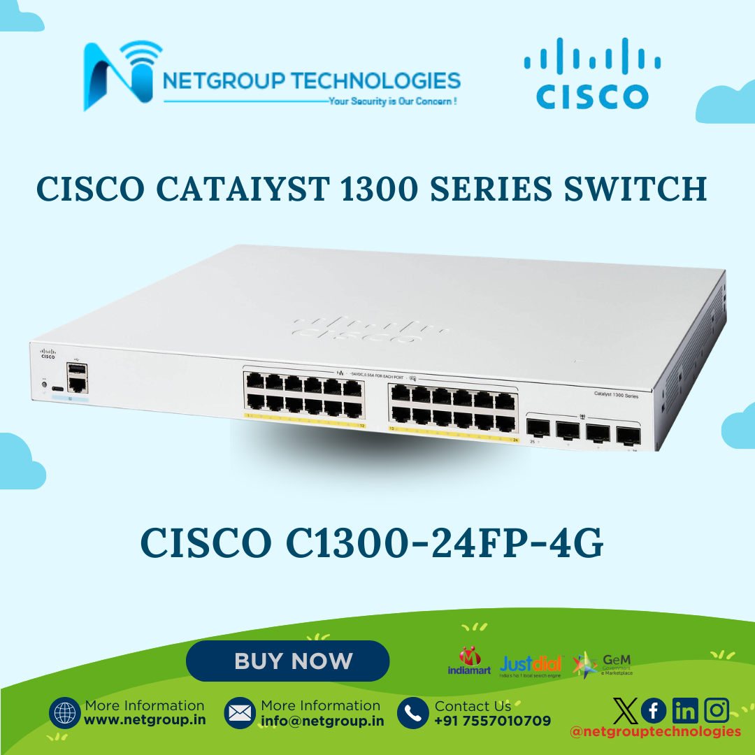 CISCO CATAIYST 1300 SERIES SWITCH - CISCO C1300-24FP-4G