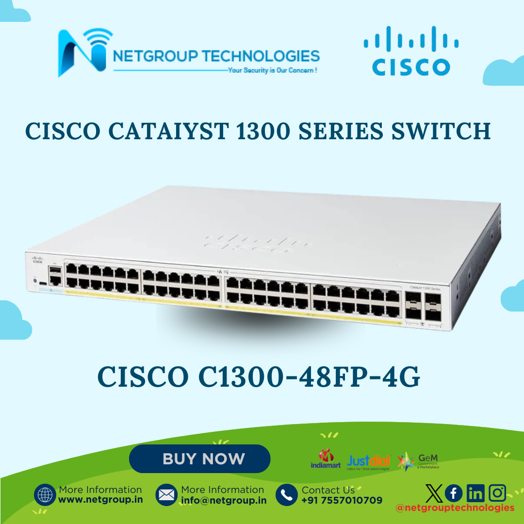 CISCO CATAIYST 1300 SERIES SWITCH - CISCO C1300-48FP-4G