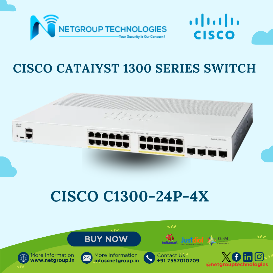 CISCO CATAIYST 1300 SERIES SWITCH - CISCO C1300-24P-4X