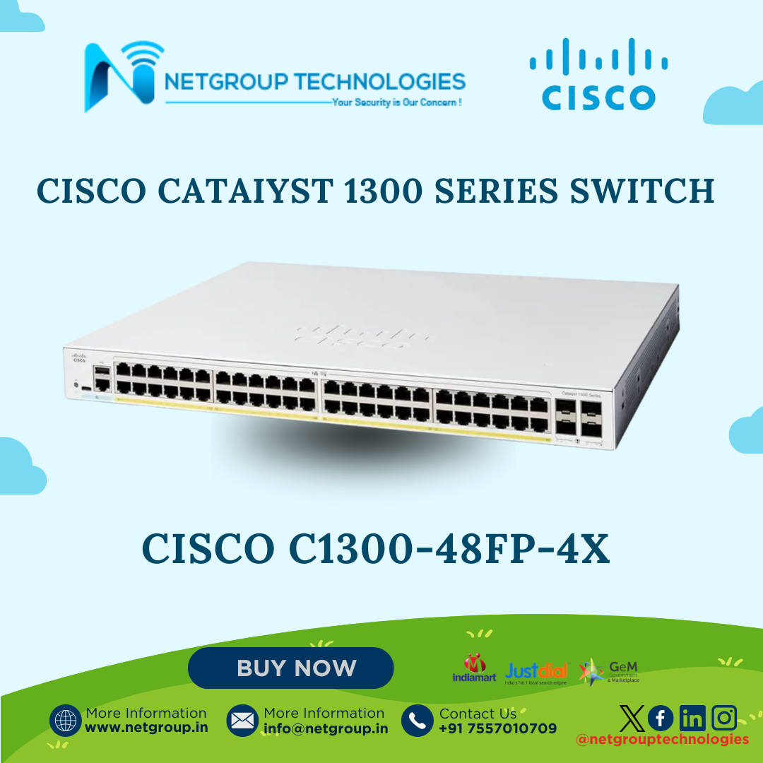CISCO CATAIYST 1300 SERIES SWITCH - CISCO C1300-48FP-4X